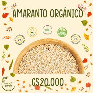 Semillas de Amaranto Orgánico