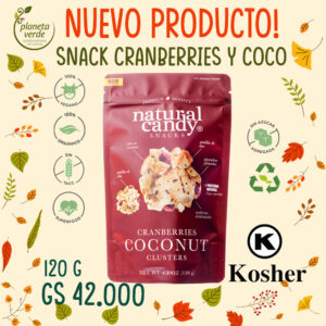 Snack de Cranberries y Coco Orgánico