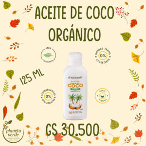 El aceite de Coco Virgen orgánico