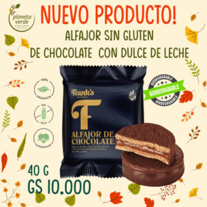 Alfajores sin Gluten de Cacao Amargo