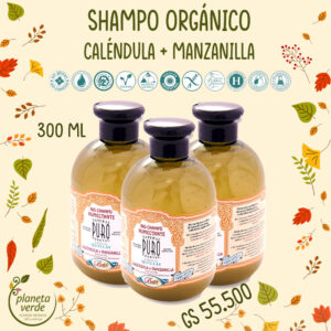 Shampo Orgánico Caléndula + Manzanilla