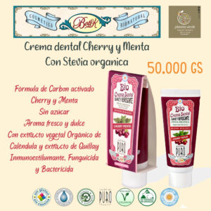 Pasta Dental Orgánica  Cherry y Menta